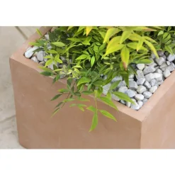 Graviers décoratifs de marbre blanc rouge 7 à 15 mm en sac de 10 kg