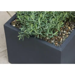 Graviers décoratifs de silice gris calibre 7 à 15 mm en sac de 10 kg