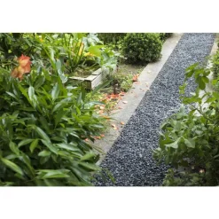 Graviers de marbre noir ébène calibre 8 à 12 mm en sac de 20 kg