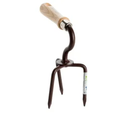 Griffe écologique 3 dents en bois et acier