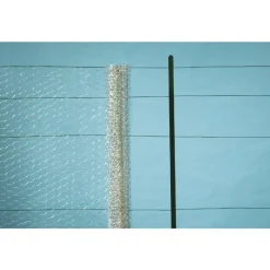 Grillage Galvanex maille hexagonale 1,3 cm Métal galvanisé Gris L5 m x H50 cm