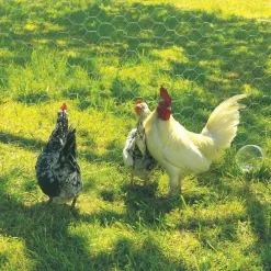 Grillage Galvanex maille hexagonale 2,5 cm Métal galvanisé Gris L10 m x H50 cm