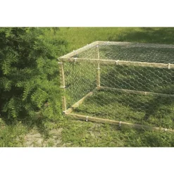 Grillage Galvanex maille hexagonale 2,5 cm Métal galvanisé Gris L10 m x H50 cm