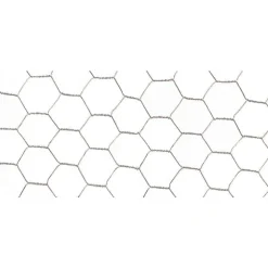 Grillage Galvanex maille hexagonale 1,9 cm Métal galvanisé Gris L5 m x H50 cm