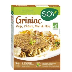 Grinioc orge chèvre miel noix Soy 2 x 100 g