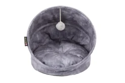Grotte pour chat gris Kensington Scruffs – Taille 44 x 44 x 48 cm