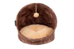 Grotte pour chat marron Kensington Scruffs – Taille 44 x 44 x 48 cm