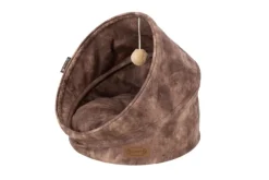 Grotte pour chat marron Kensington Scruffs – Taille 44 x 44 x 48 cm