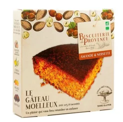Gâteau bio noisette Biscuiterie de Provence - 225 g