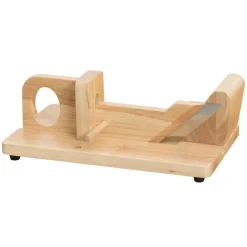 Guillotine à saucisson en bois et inox 22 cm