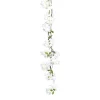 Guirlande de fleurs de cerisier artificiel crème - 129 cm