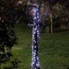 Guirlande Luciole 100 LED coloris transparent effet blanc chaud froid en plastique Smartgarden