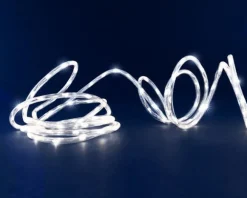 Guirlande lumineuse à 250 micro-LED blanc froid et tube transparent Fil Lumière® - 7,5 m