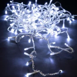 Guirlande lumineuse LED à lumière animée blanc chaud sur secteur Flicker 128 - 8 m