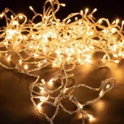 Guirlande lumineuse LED à lumière animée blanc chaud sur secteur Flicker Light - 8 m