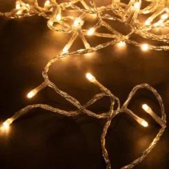 Guirlande lumineuse LED à lumière animée blanc chaud sur secteur Flicker Light - 8 m