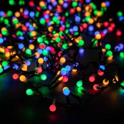 Guirlande lumineuse LED à lumière animée multicolore sur secteur - 9 m