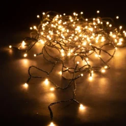 Guirlande lumineuse LED à lumière animée blanc chaud sur secteur - 25 m