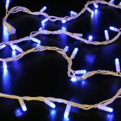 Guirlande lumineuse LED à lumière animée bleu sur secteur - 6 m