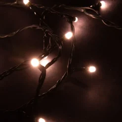 Guirlande lumineuse LED à lumière animée blanc chaud - 6 m