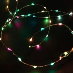 Guirlande lumineuse micro LED à lumière fixe multicolore - 9 m