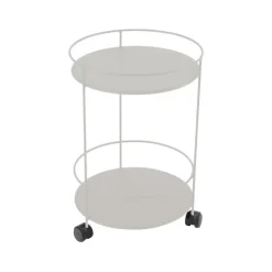 Guéridon Guinguette coloris gris en acier Fermob - Ø 40 x 61 cm