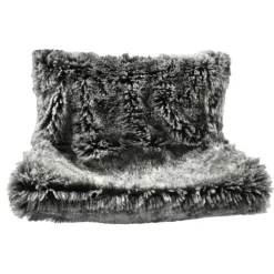 Hamac de radiateur pour chat coloris noir Bobby Poilu Bicolor - 47 x 30 x 25 cm