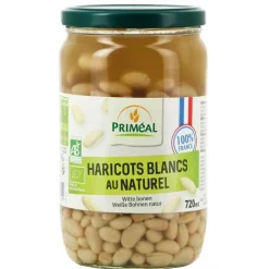 Haricots blancs au naturel bio origine France - 720 ml