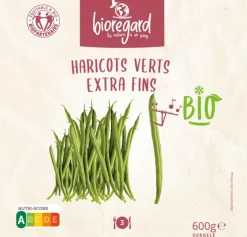 Haricots verts extra-fins surgelés bio Bioregard - 600 g