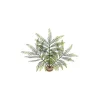 Herbe déco verte en plastique 30 cm