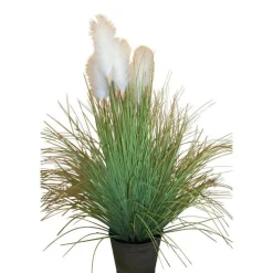 Herbe de Pampa pot zinc 135 cm
