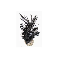 Herbe papillon noire en plastique