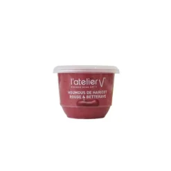 Houmous de haricot rouge et betterave vegan bio Atelier V - 150 g