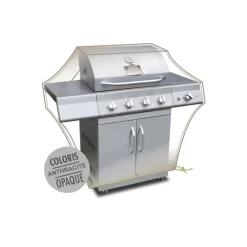Housse barbecue de coloris anthracite