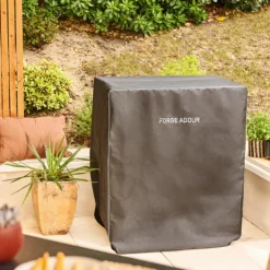 Housse noire pour desserte extérieure DRPAFN Forge Adour - 90 x 69 x 102 cm