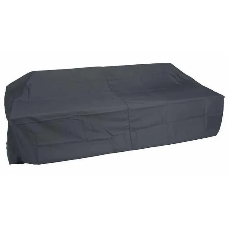 Housse pour canapé coloris gris en coton polyester Holly - 219 x 88 x 68 cm