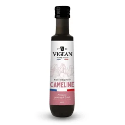 Huile de cameline bio en bouteille de 25 cl