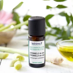 Huile essentielle bio de Citronnelle de Java Ladrôme - 10 ml