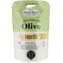 Huile olive vierge extra bio fruitée 3L EMILE NOEL