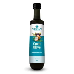 Huile Olive-Coco bio en bouteille de verre de 50 cl