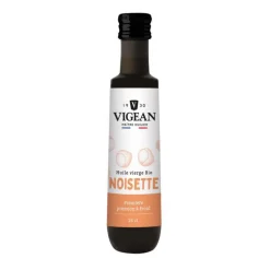 Huile vierge de noisette 1ère pression bio Vigean - 25 cL