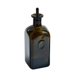 Huilier en verre finition noire bronzée Olipac - 50 cl