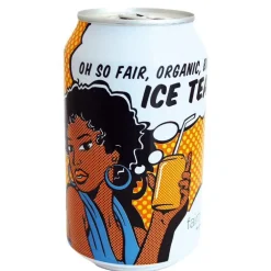 Ice tea gazeux Oxfam fair trade 33 cl