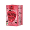Infusion fraise gingembre bio en briquette carton de 16 cl