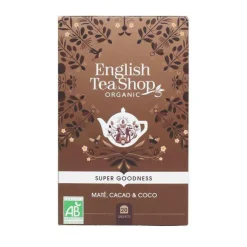 Infusion maté, cacao et coco bio English Tea Shop - 20 sachets