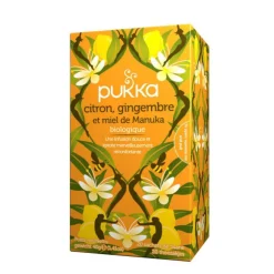 Infusion Pukka® citron, gingembre et miel de manuka