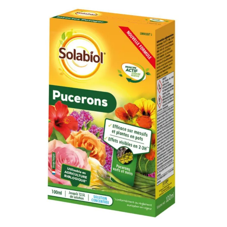 Insecticide naturel polyvalent pour pucerons Solabiol - 100 ml