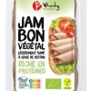 Jambon végétal légèrement fumé bio Wheaty – 100 g