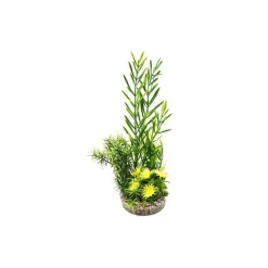 Jardin assorti vert en plastique 25 cm