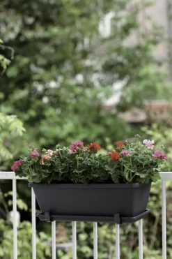 Jardinière 90 cm Barcelona Elho anthracite